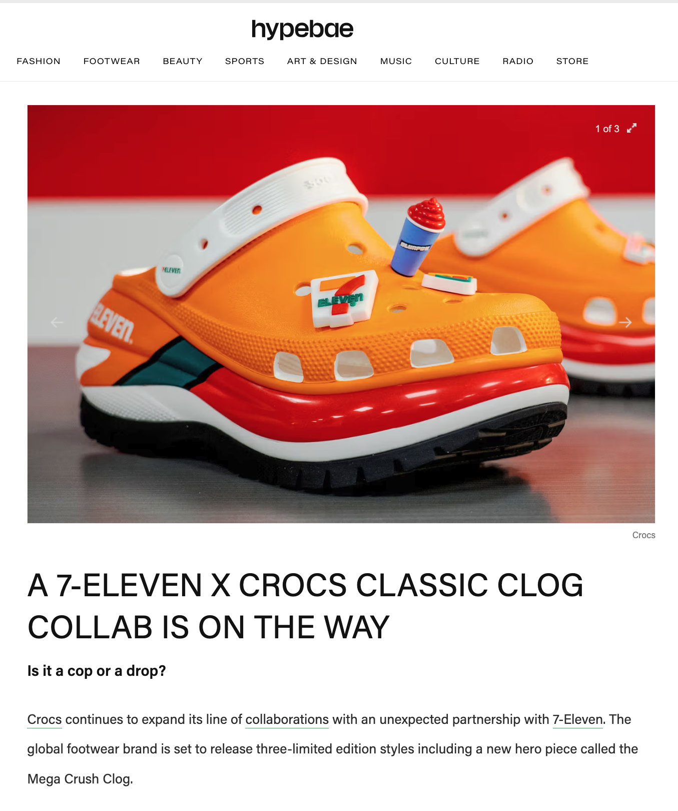 Crocs x 7-Eleven - Vehicle